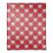 Heart Checkered Board Pattern 50" x 60" Coral Fleece Blanket